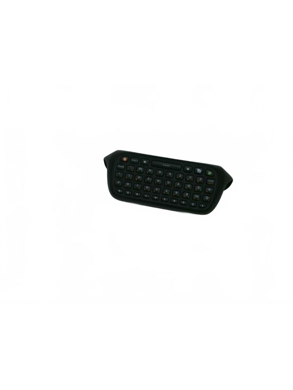 Official OEM Microsoft Xbox 360 Chatpad Black Controller Keyboard Keypad TESTED
